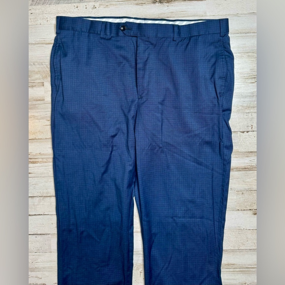 Brooks Brothers Pants Men's 40x29 Blue Regent Fit BrooksFlex Reda Flexo Wool - Picture 3 of 11